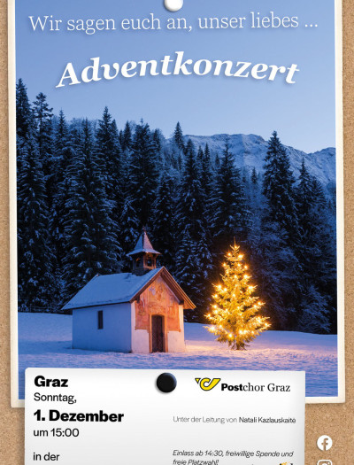 Adventkonzert Grazer Postchor