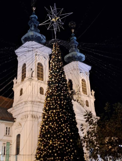 Auf dem Weg zum Weihnachtsfest