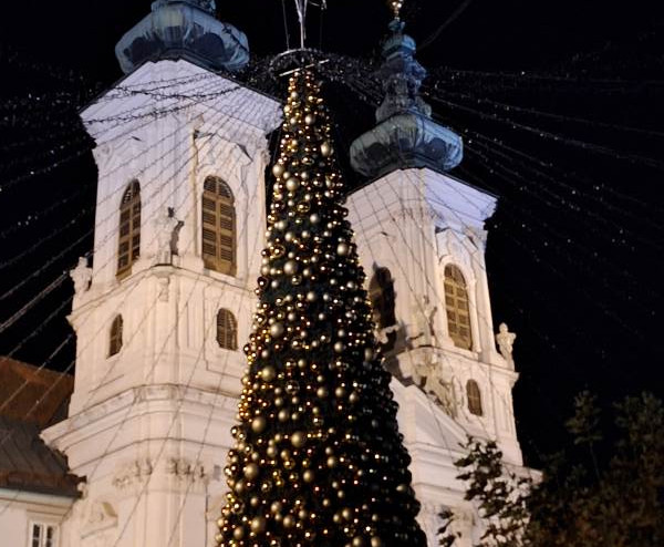 Auf dem Weg zum Weihnachtsfest